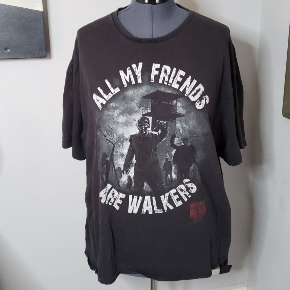 Walking Dead "All My Friends Are Walkers" Tee - 2X - Picture 1 of 8